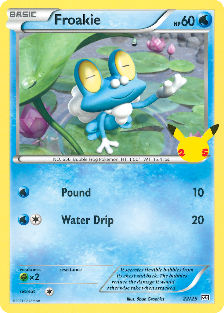 Froakie (22/25) [McDonald's 25th Anniversary] | Gam3 Escape