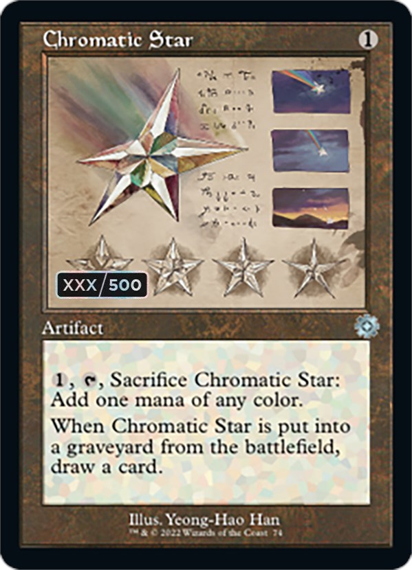 Chromatic Star (Retro Schematic) (Serial Numbered) [The Brothers' War Retro Artifacts] | Gam3 Escape