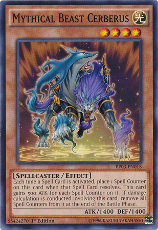 Mythical Beast Cerberus [BP03-EN018] Common | Gam3 Escape