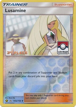 Lusamine (153a/156) (League Challenge Alt Art 3rd Place) [Sun & Moon: Ultra Prism] | Gam3 Escape