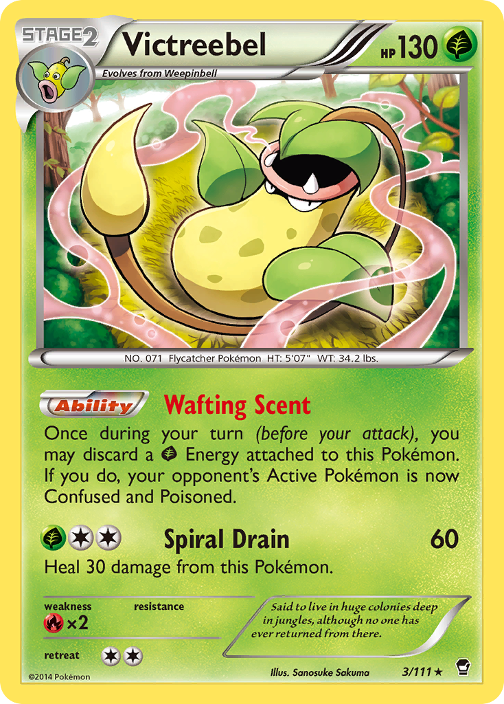 Victreebel (3/111) [XY: Furious Fists] | Gam3 Escape