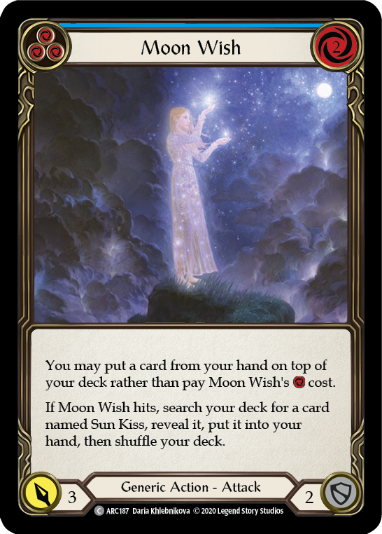 Moon Wish (Blue) [ARC187] Unlimited Rainbow Foil | Gam3 Escape