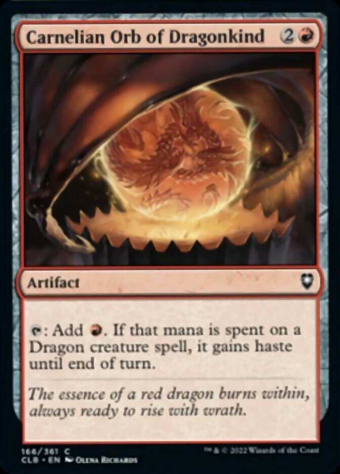 Carnelian Orb of Dragonkind [Commander Legends: Battle for Baldur's Gate] | Gam3 Escape