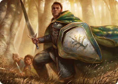 Boromir, Warden of the Tower Art Card [The Lord of the Rings: Tales of Middle-earth Art Series] | Gam3 Escape