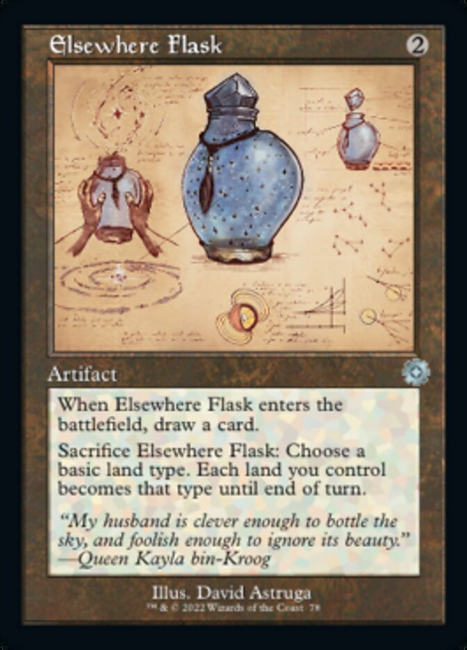 Elsewhere Flask (Retro Schematic) [The Brothers' War Retro Artifacts] | Gam3 Escape