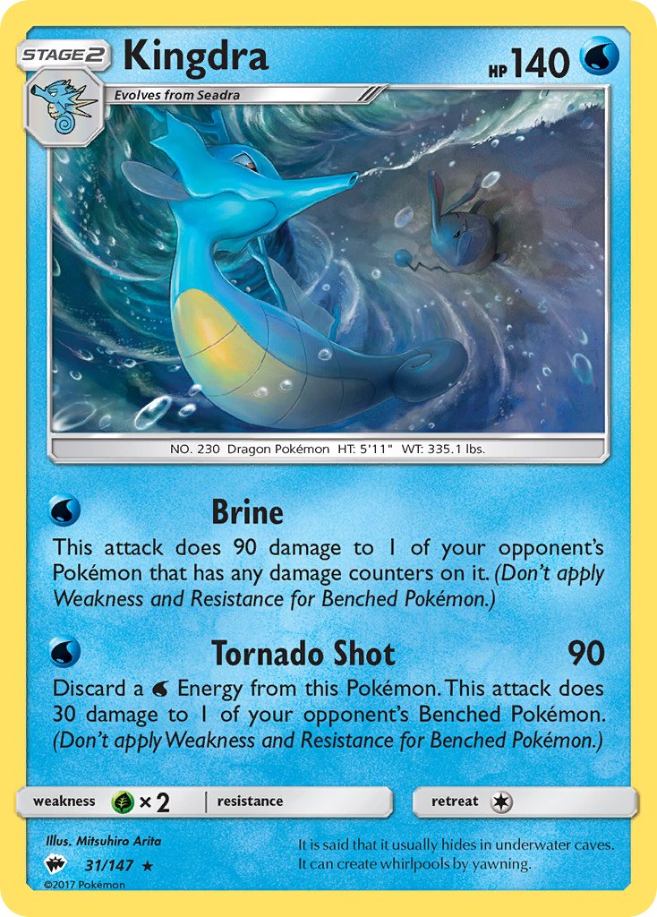 Kingdra (31/147) (Theme Deck Exclusive) [Sun & Moon: Burning Shadows] | Gam3 Escape