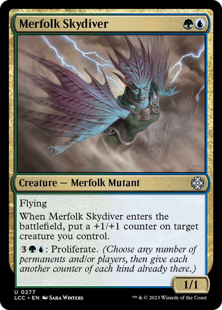 Merfolk Skydiver [The Lost Caverns of Ixalan Commander] | Gam3 Escape