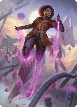 Kaya, Intangible Slayer Art Card [Phyrexia: All Will Be One Art Series] | Gam3 Escape