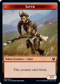 Satyr // Wolf Double-sided Token [Theros Beyond Death Tokens] | Gam3 Escape