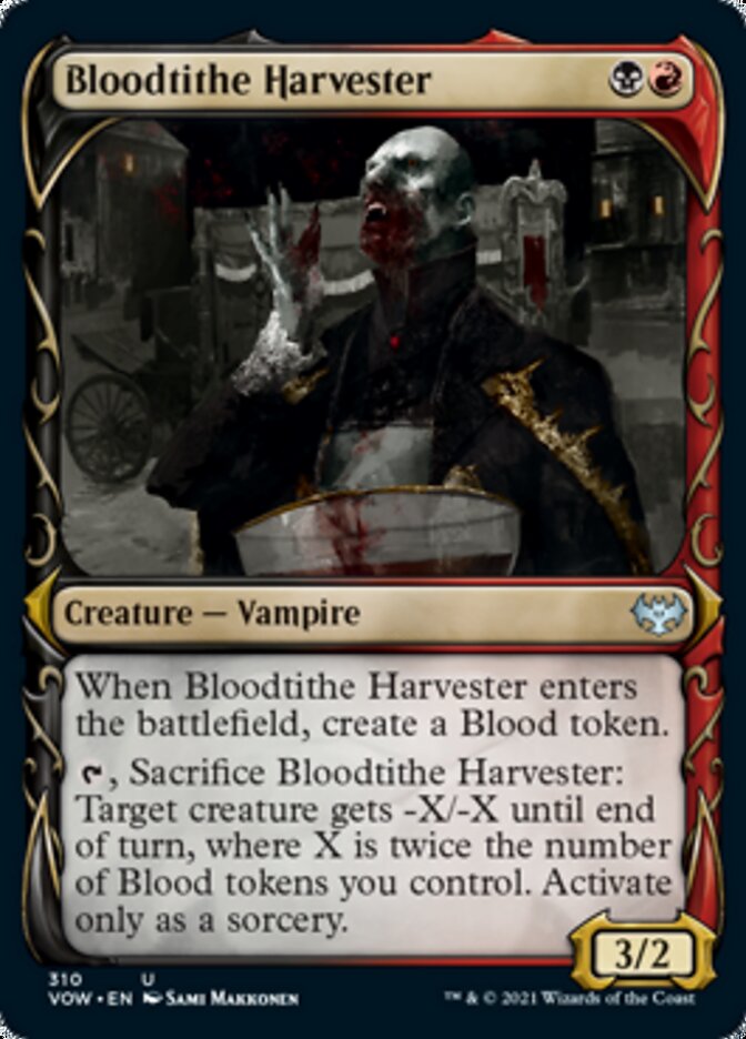 Bloodtithe Harvester (Showcase Fang Frame) [Innistrad: Crimson Vow] | Gam3 Escape