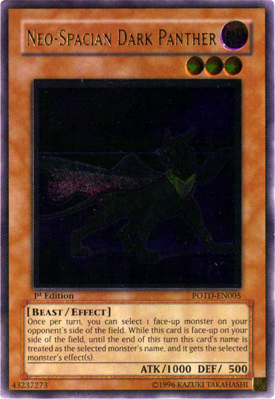 Neo-Spacian Dark Panther (UTR) [POTD-EN005] Ultimate Rare | Gam3 Escape