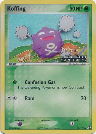 Koffing (72/113) (Stamped) [EX: Delta Species] | Gam3 Escape