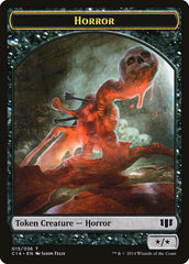 Horror // Zombie (016/036) Double-sided Token [Commander 2014 Tokens] | Gam3 Escape