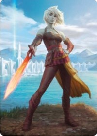 Nahiri, Heir of the Ancients 1 Art Card [Zendikar Rising Art Series] | Gam3 Escape