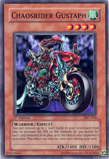 Chaosrider Gustaph [IOC-018] Super Rare | Gam3 Escape