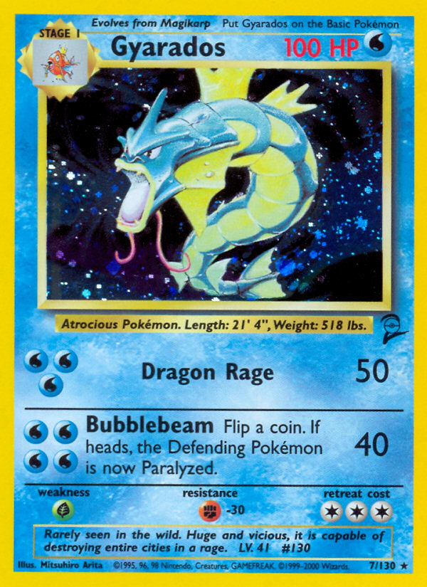 Gyarados (7/130) [Base Set 2] | Gam3 Escape