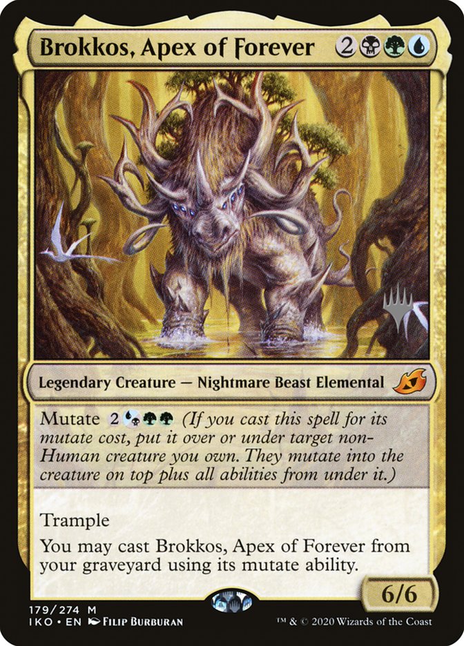 Brokkos, Apex of Forever (Promo Pack) [Ikoria: Lair of Behemoths Promos] | Gam3 Escape