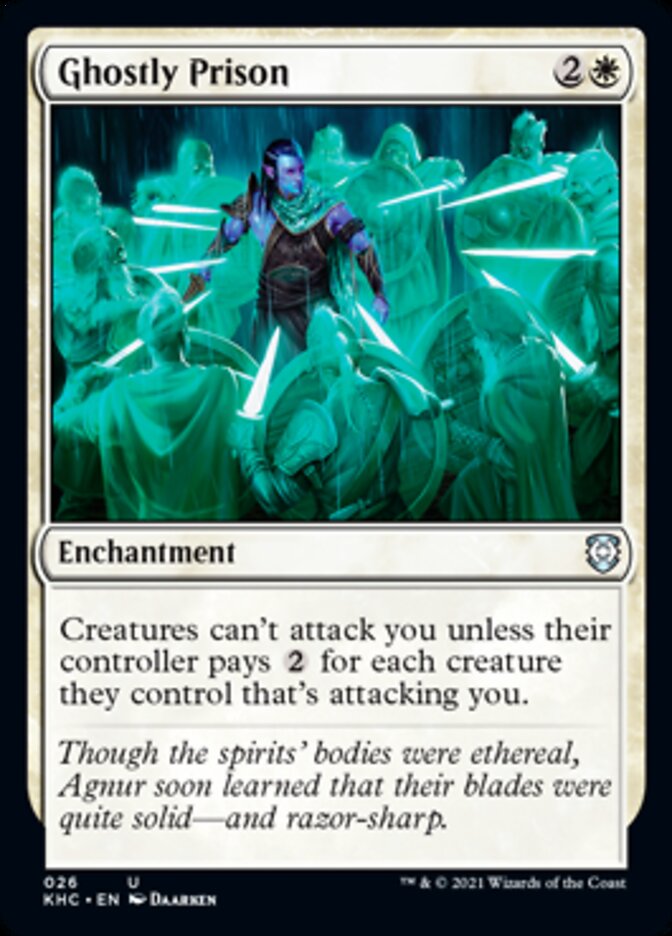Ghostly Prison [Kaldheim Commander] | Gam3 Escape