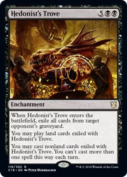 Hedonist's Trove [Commander 2019] | Gam3 Escape