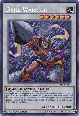 Drill Warrior [LC5D-EN038] Secret Rare | Gam3 Escape