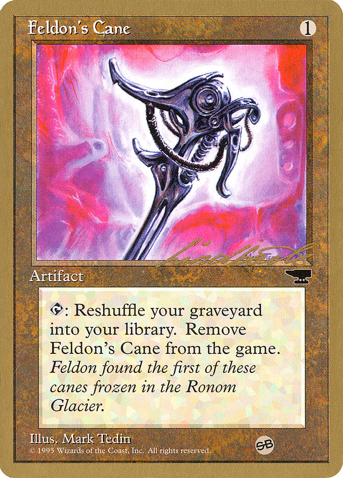 Feldon's Cane (Leon Lindback) (SB) [Pro Tour Collector Set] | Gam3 Escape