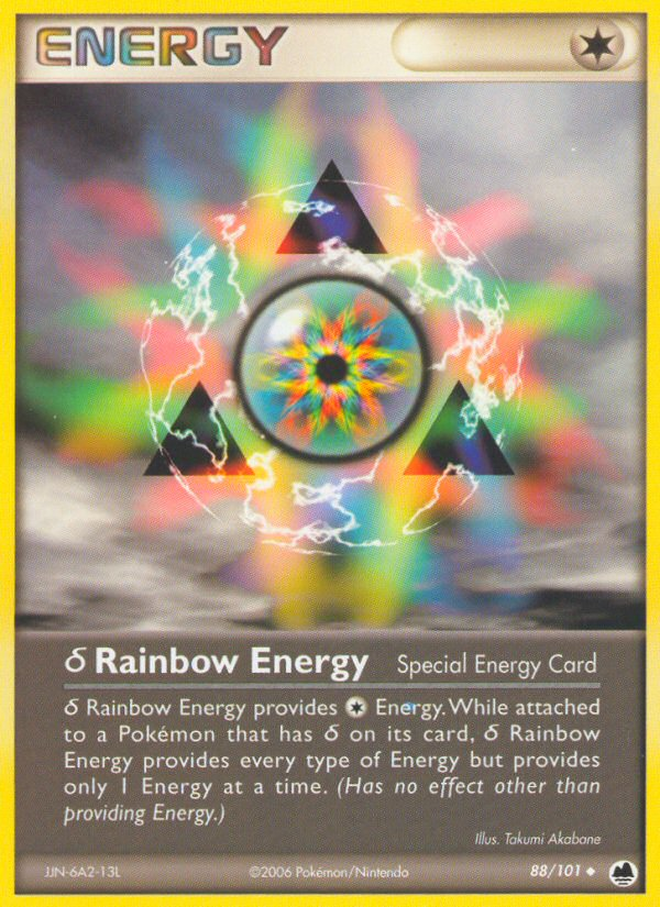 Rainbow Energy (88/101) (Delta Species) [EX: Dragon Frontiers] | Gam3 Escape