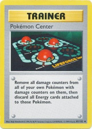 Pokemon Center (85/102) [Base Set Shadowless Unlimited] | Gam3 Escape