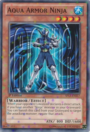 Aqua Armor Ninja [SP13-EN017] Starfoil Rare | Gam3 Escape