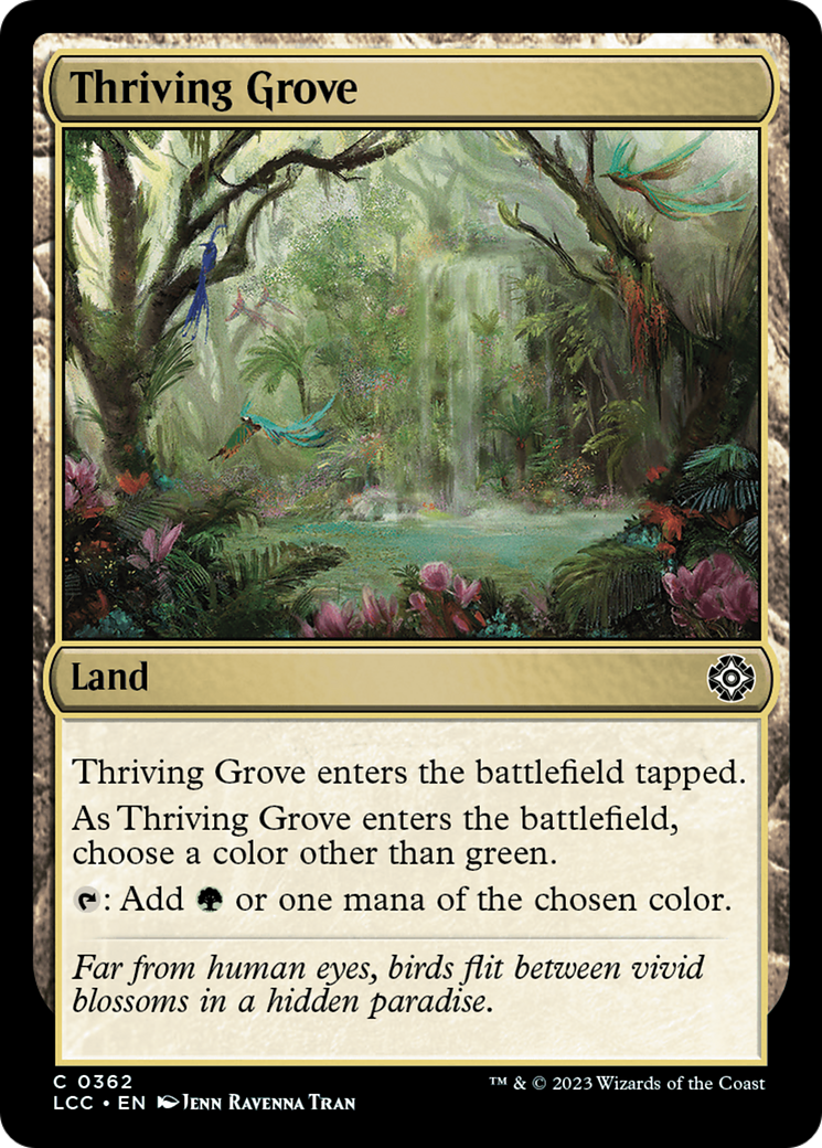 Thriving Grove [The Lost Caverns of Ixalan Commander] | Gam3 Escape