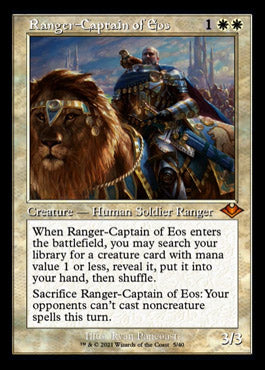Ranger-Captain of Eos (Retro Foil Etched) [Modern Horizons 2] | Gam3 Escape