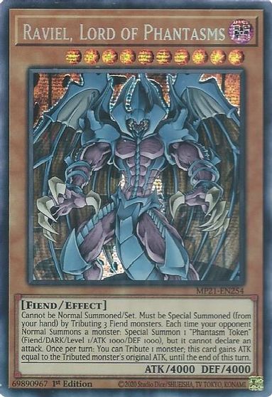 Raviel, Lord of Phantasms [MP21-EN254] Prismatic Secret Rare | Gam3 Escape