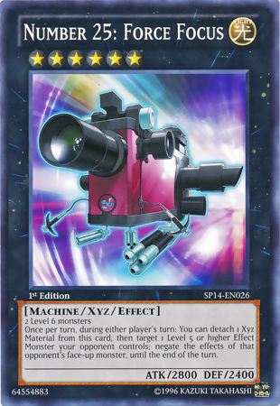 Number 25: Force Focus [SP14-EN026] Starfoil Rare | Gam3 Escape