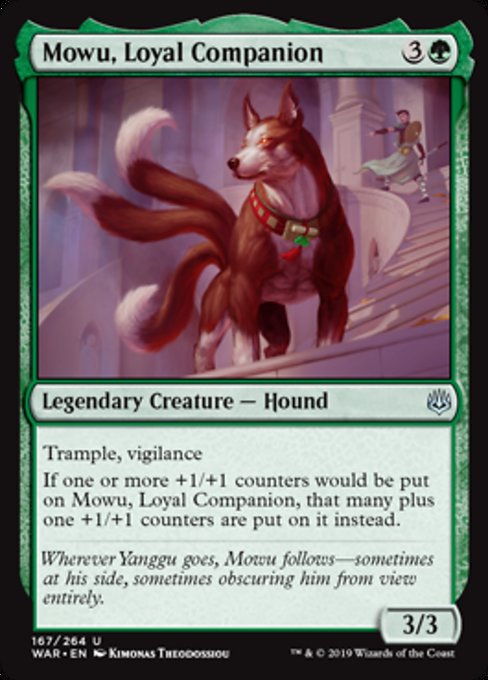 Mowu, Loyal Companion [War of the Spark] | Gam3 Escape