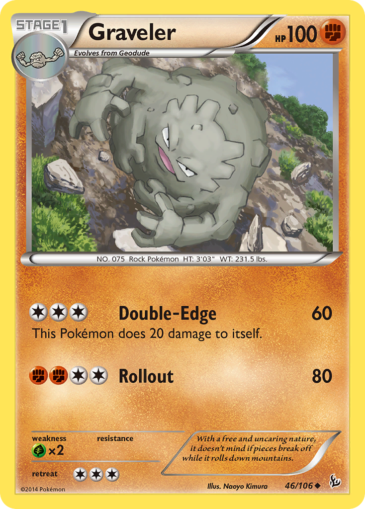 Graveler (46/106) [XY: Flashfire] | Gam3 Escape