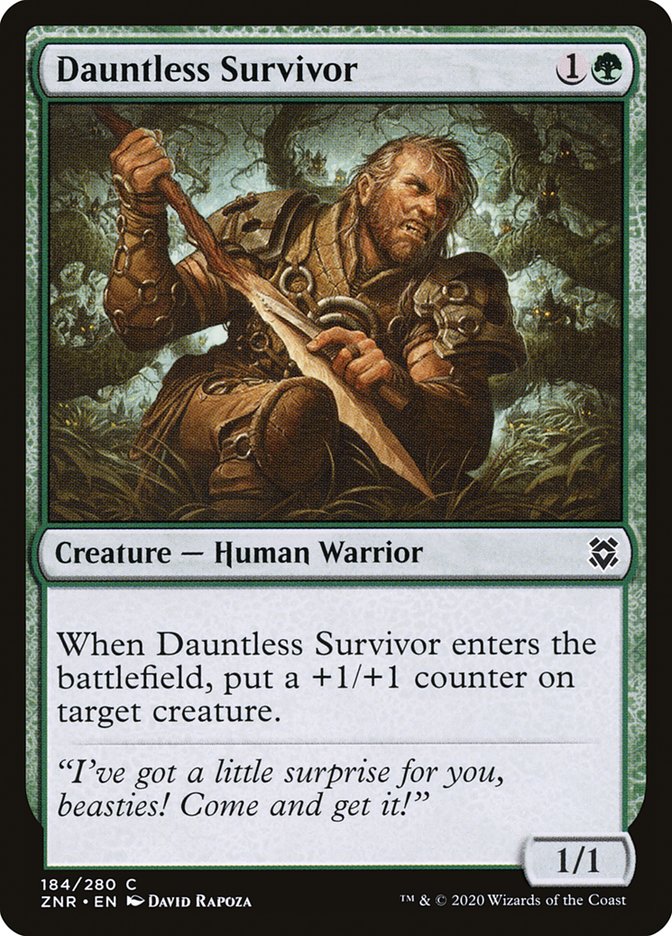 Dauntless Survivor [Zendikar Rising] | Gam3 Escape