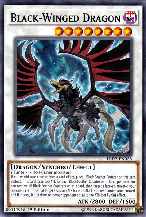 Black-Winged Dragon [LED3-EN028] Common | Gam3 Escape