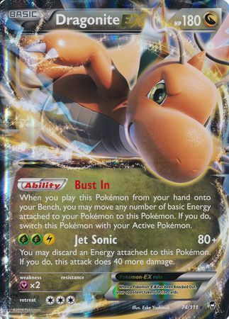 Dragonite EX (74/111) (Jumbo Card) [XY: Furious Fists] | Gam3 Escape
