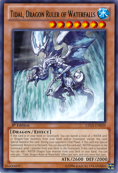 Tidal, Dragon Ruler of Waterfalls [LTGY-EN039] Rare | Gam3 Escape