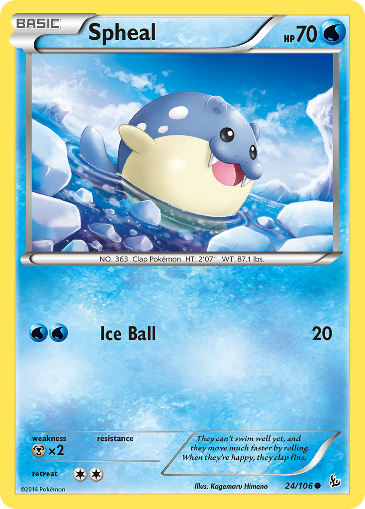 Spheal (24/106) [XY: Flashfire] | Gam3 Escape