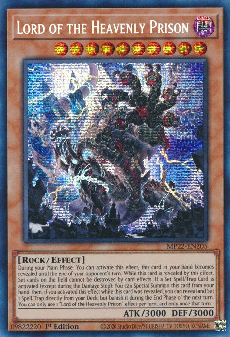 Lord of the Heavenly Prison [MP22-EN205] Prismatic Secret Rare | Gam3 Escape