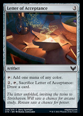 Letter of Acceptance [Strixhaven: School of Mages] | Gam3 Escape