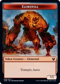 Elemental // Satyr Double-sided Token [Theros Beyond Death Tokens] | Gam3 Escape