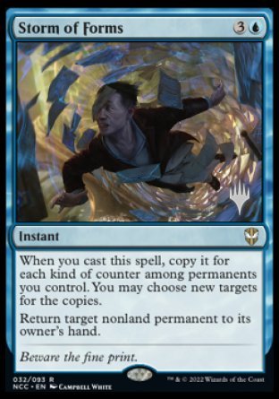 Storm of Forms (Promo Pack) [Streets of New Capenna Commander Promos] | Gam3 Escape