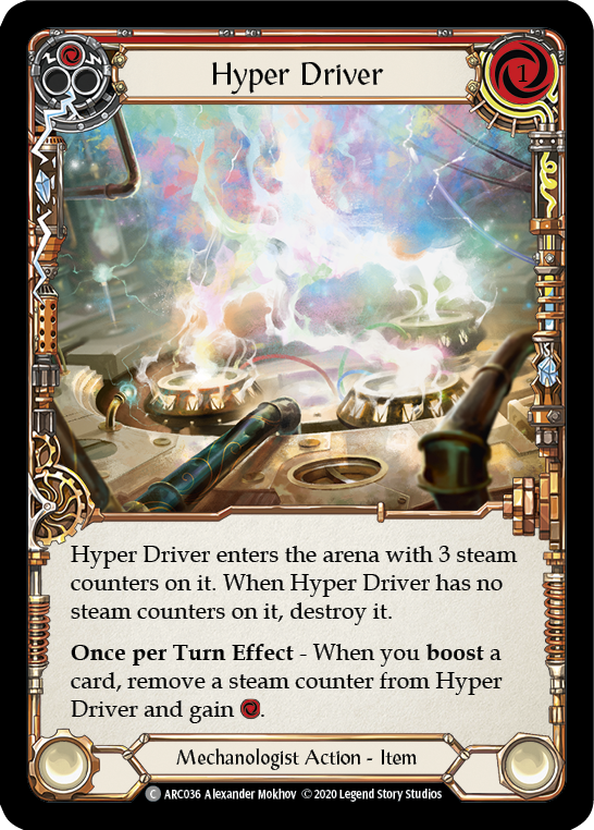 Hyper Driver [ARC036] Unlimited Rainbow Foil | Gam3 Escape