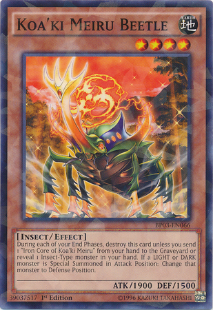 Koa'ki Meiru Beetle (Shatterfoil) [BP03-EN066] Rare | Gam3 Escape