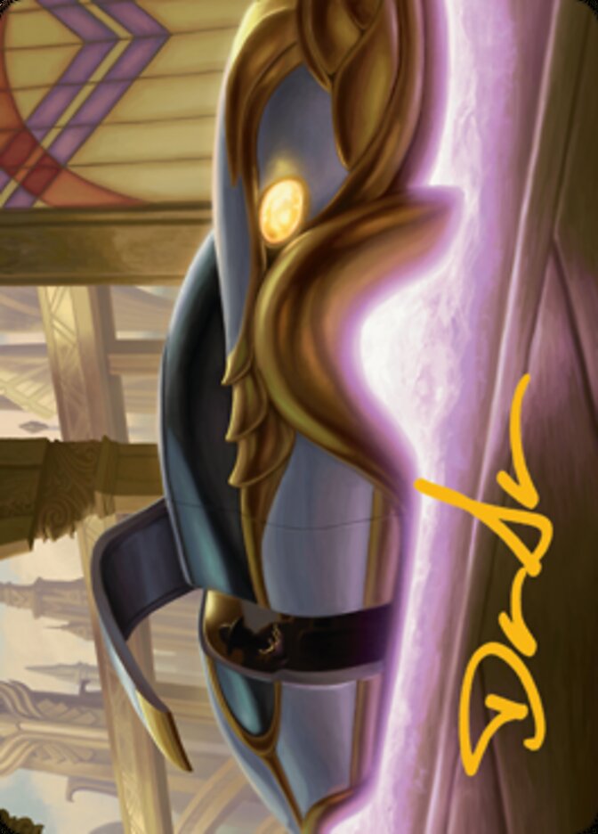 Mysterious Limousine Art Card (Gold-Stamped Signature) [Streets of New Capenna Art Series] | Gam3 Escape