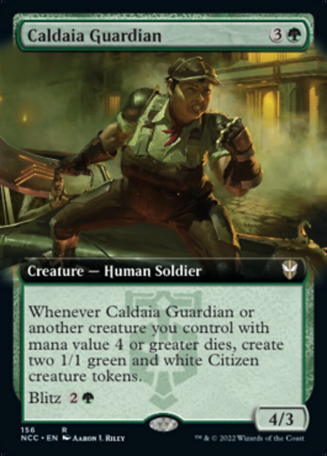 Caldaia Guardian (Extended Art) [Streets of New Capenna Commander] | Gam3 Escape