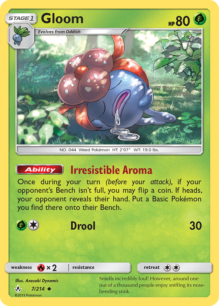 Gloom (7/214) [Sun & Moon: Unbroken Bonds] | Gam3 Escape