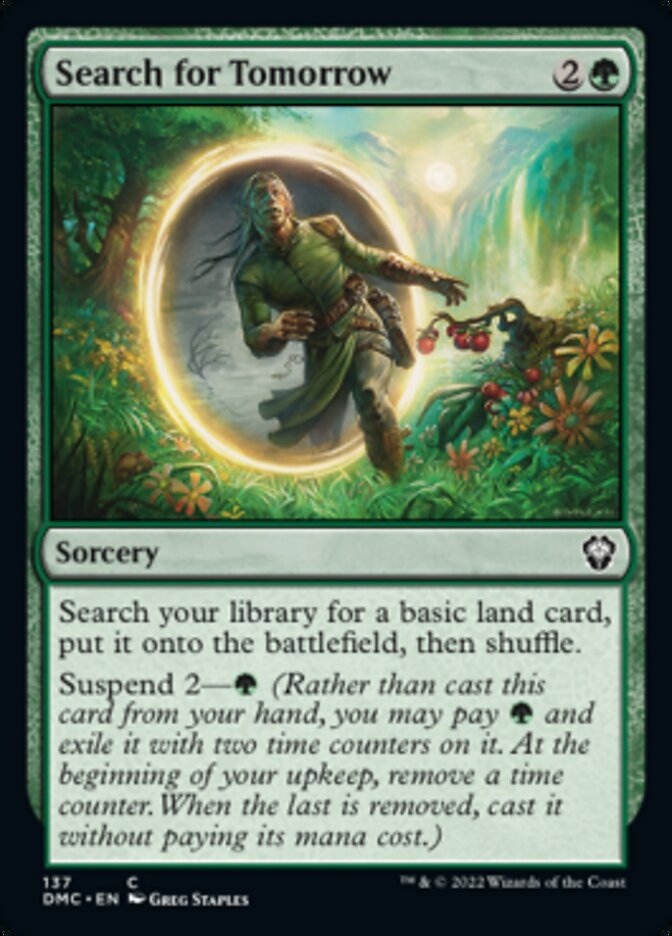 Search for Tomorrow [Dominaria United Commander] | Gam3 Escape