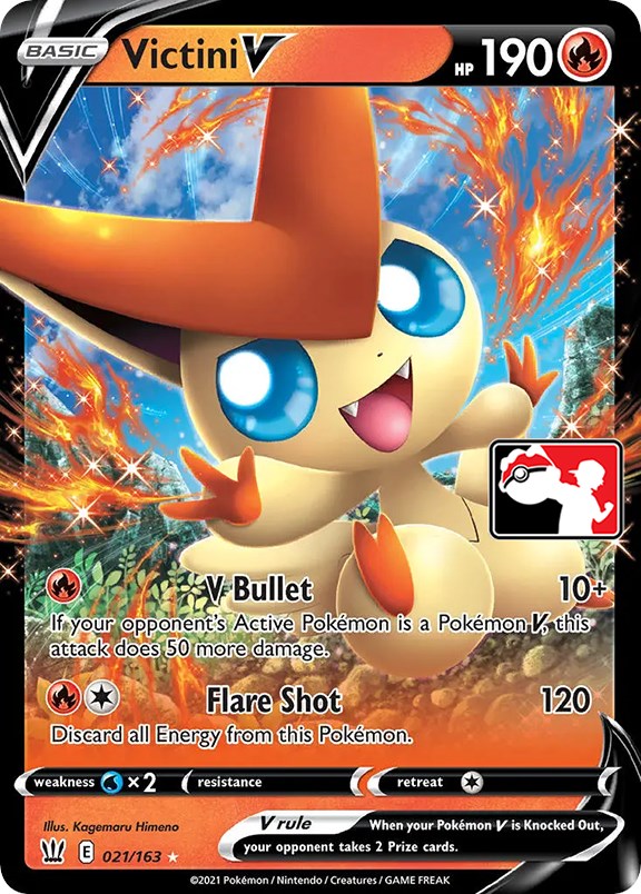 Victini V (021/163) [Prize Pack Series One] | Gam3 Escape
